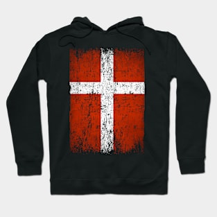 Denmark Flag Women Men Children Denmark Retro Vintage Hoodie